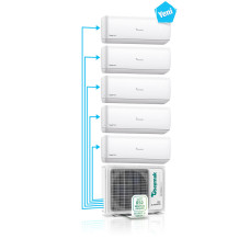 ELEGANT PRIME MULTI DUVAR TİPİ SPLIT KLİMA 1X5 - ELEGANT PRIME MULTI 42 1X5